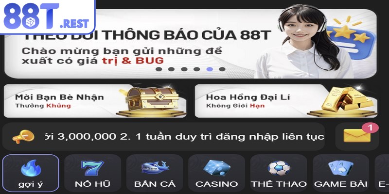 88T là gì, nhà cái cá cược trực tuyến với không gian giải trí chuyên nghiệp